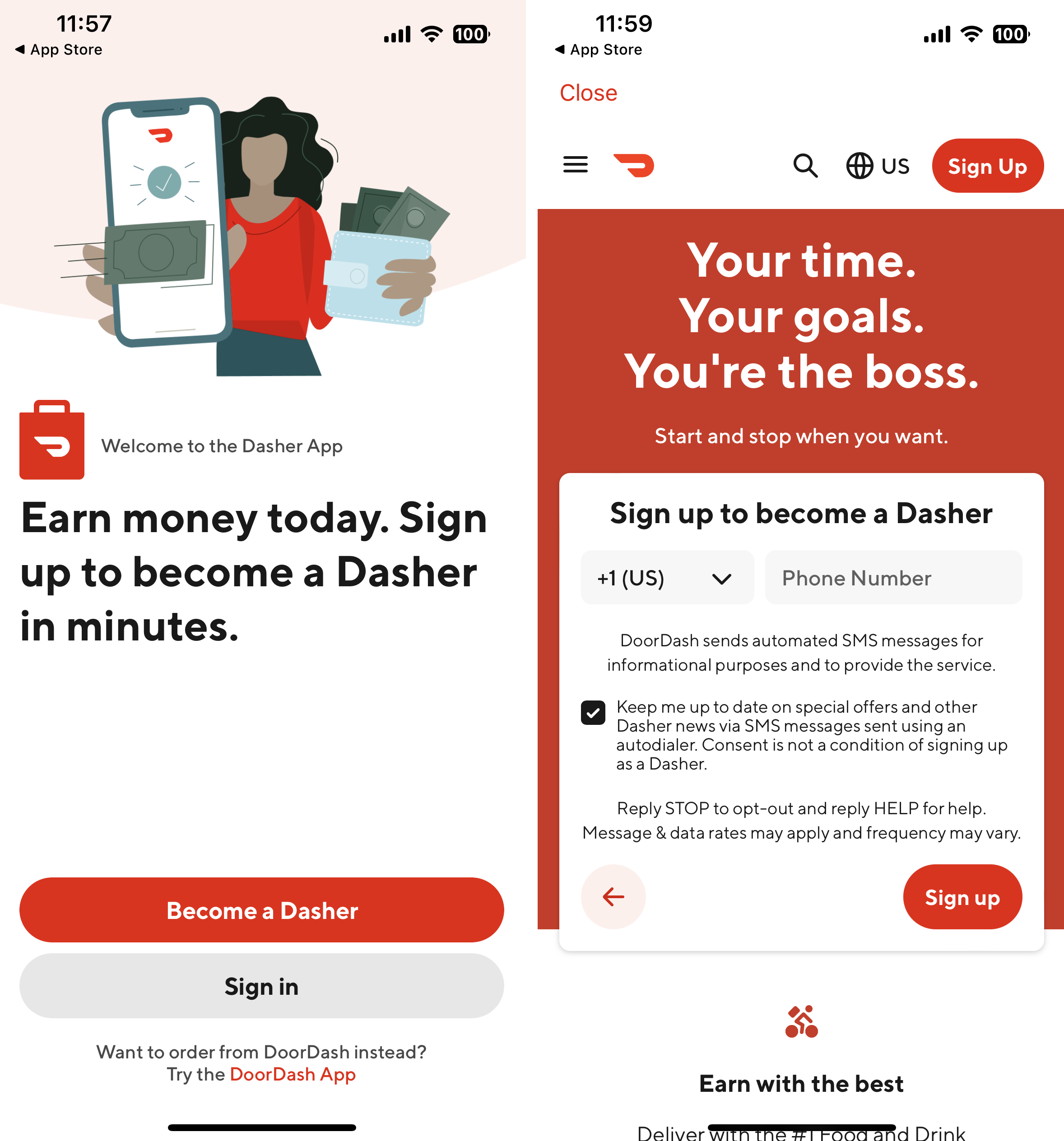 Application coursier Application coursier