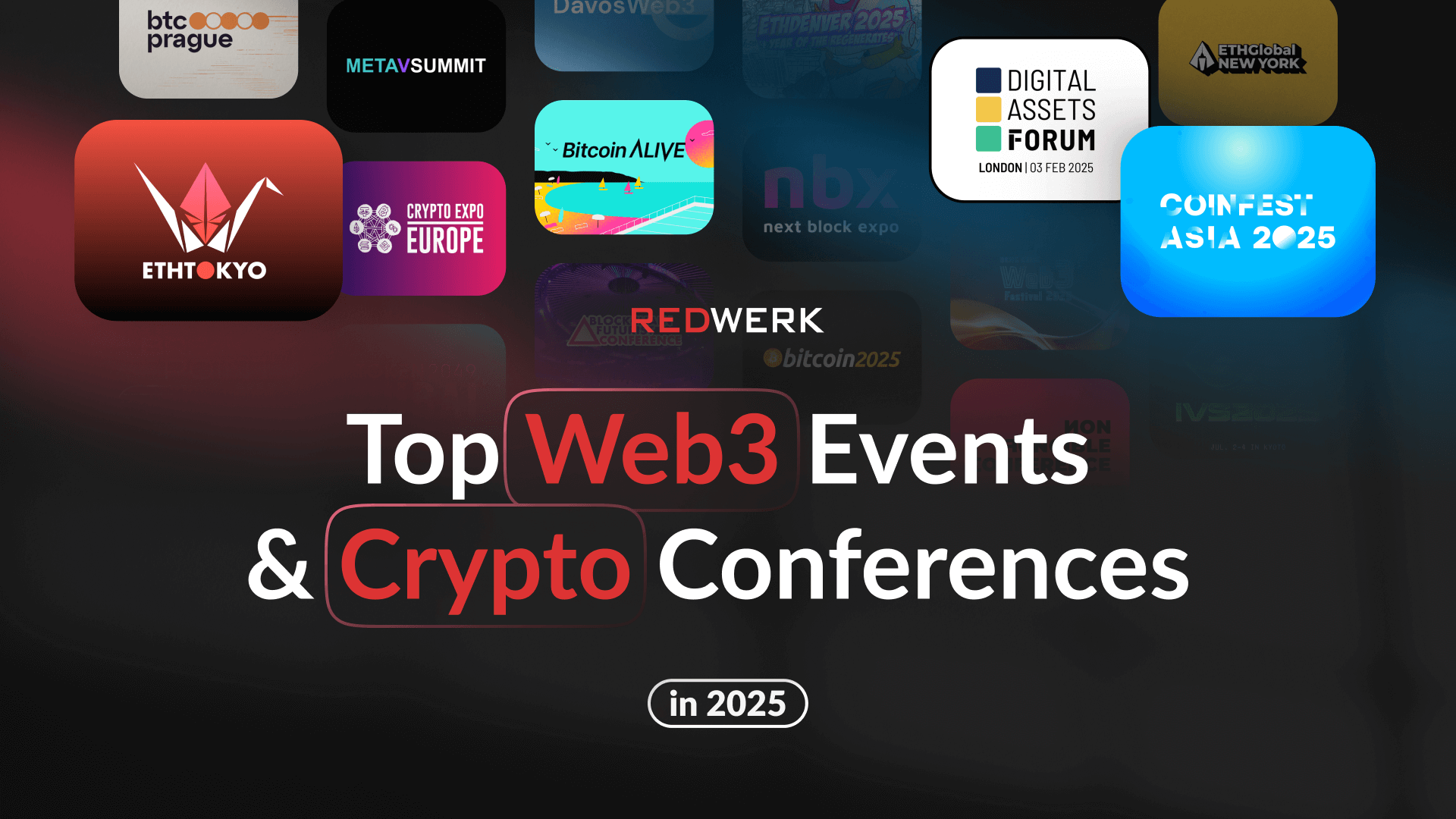 Principaux événements Web3 et conférences sur la cryptomonnaie en 2026