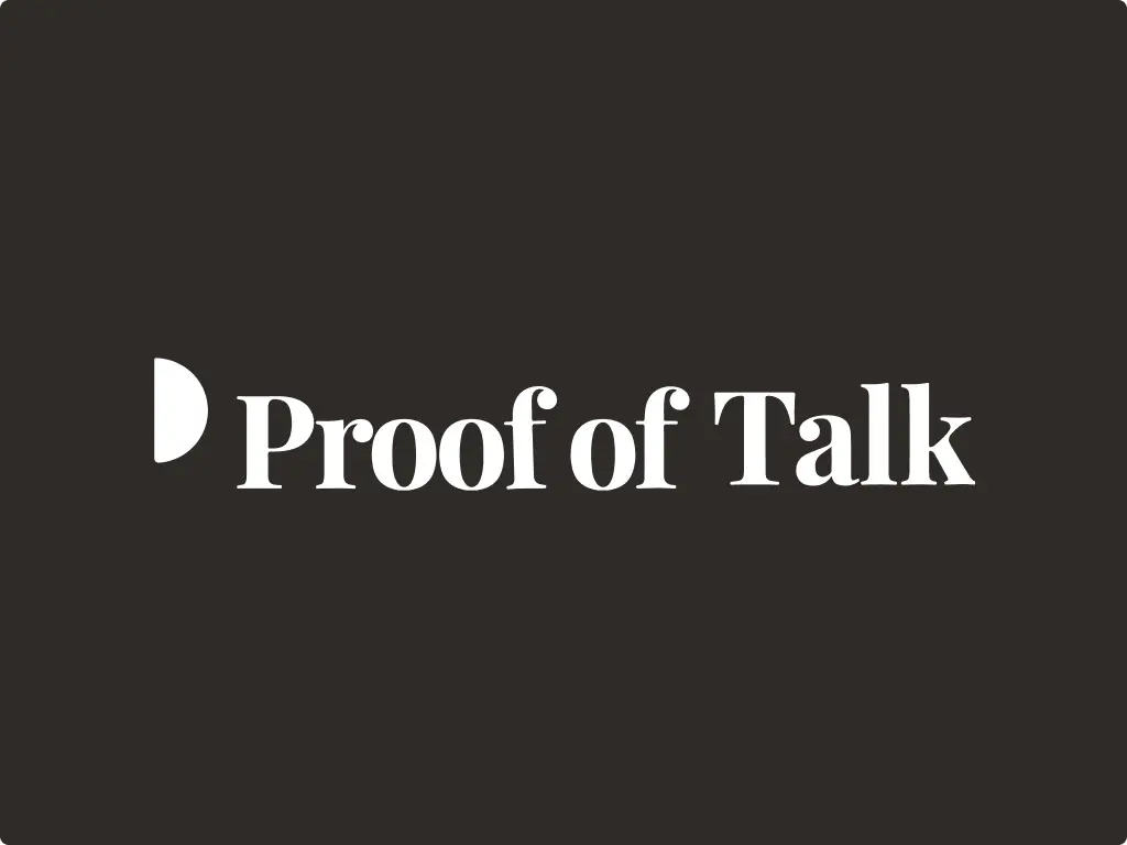 Proof of Talk, June 2–3, 2026, Paris, France (In-Person)