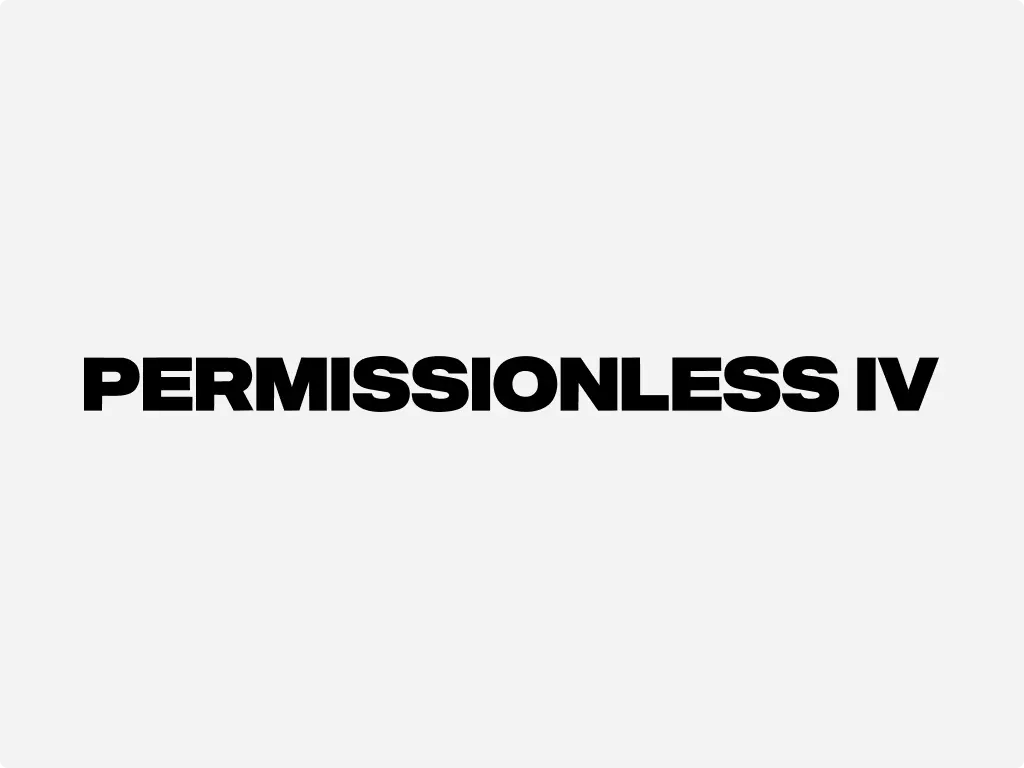 Permissionless IV, June 24-26, Brooklyn New York, United States (In-Person)