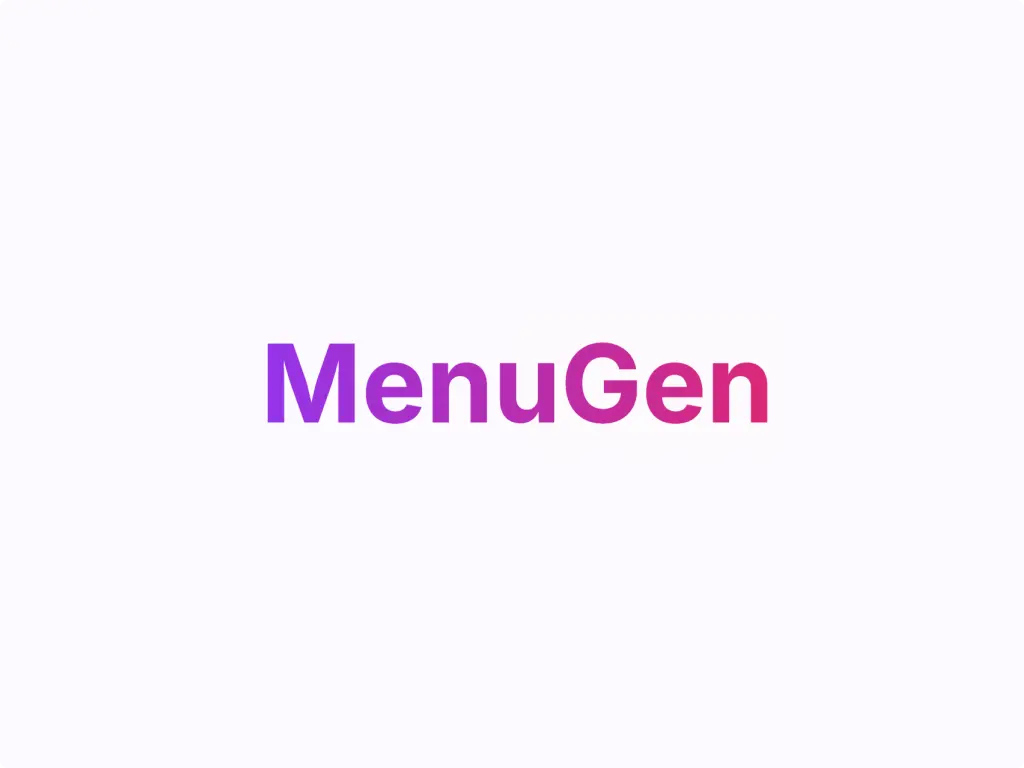MenuGen MenuGen
