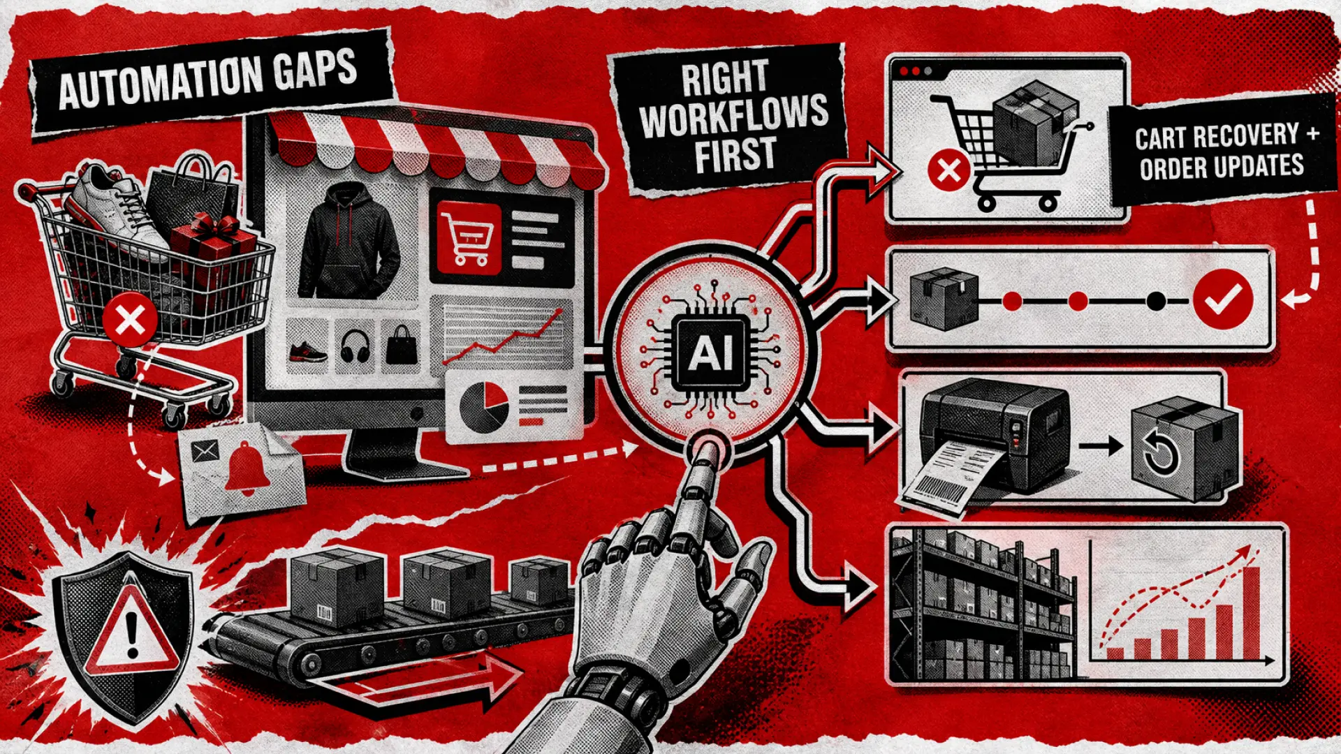 Cas d’utilisation d’automatisation par IA pour l’e-commerce avec des avantages mesurables