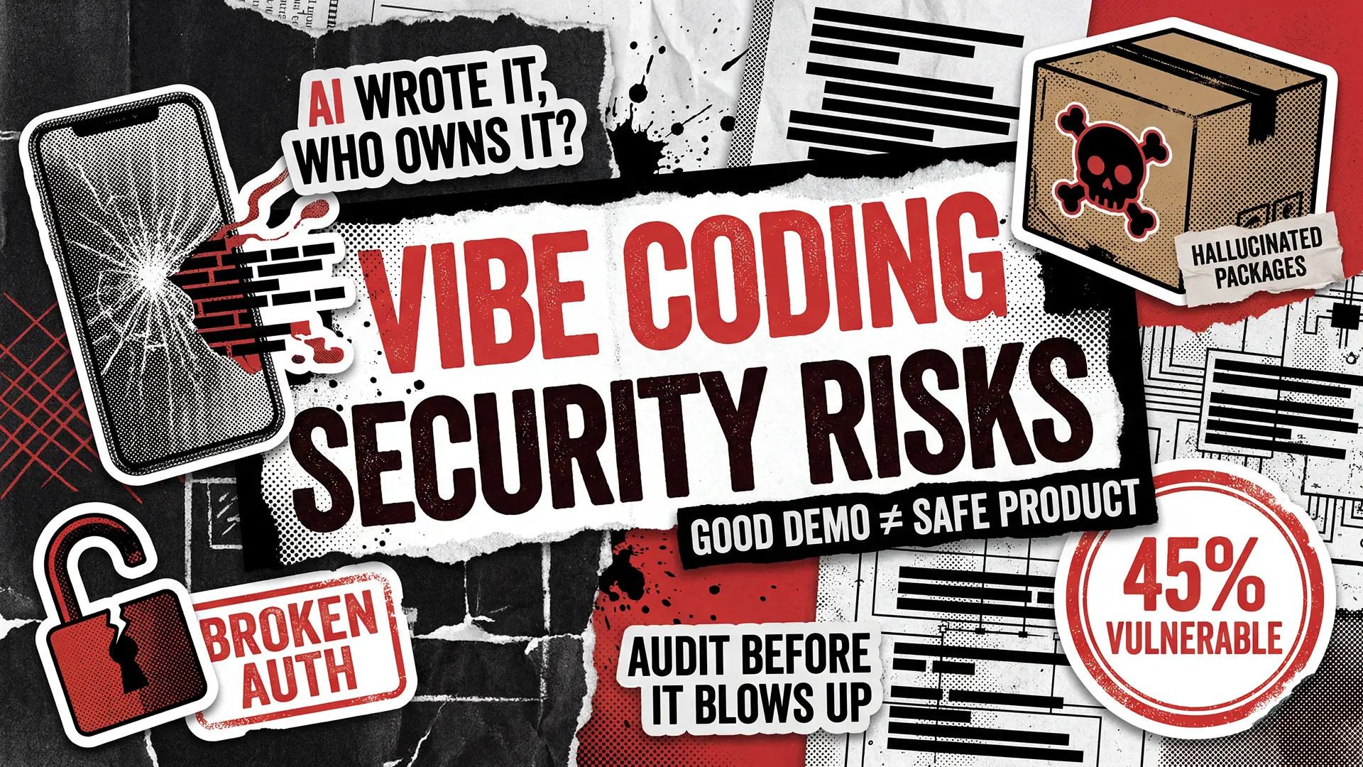 Risques de sécurité liés au codage : ce qu’un audit logiciel révèle dans les MVP construits par l’IA