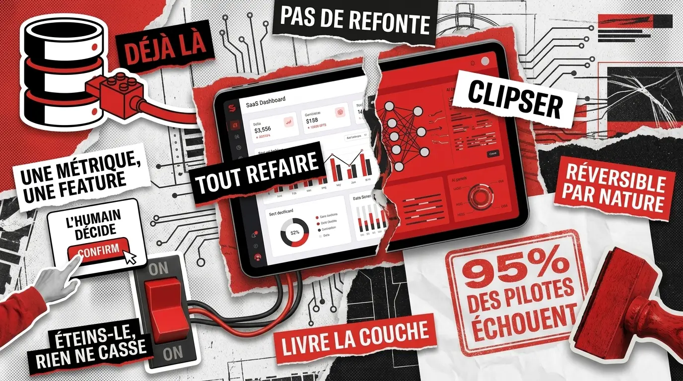 Comment ajouter des fonctionnalités d’IA à votre SaaS sans tout reconstruire