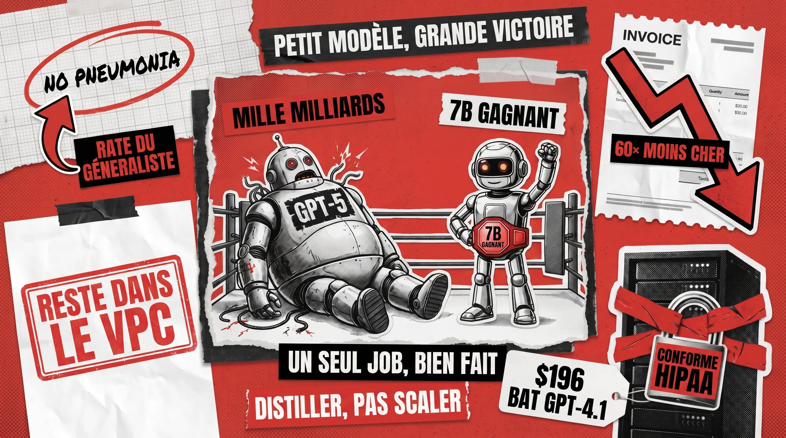 Les grands modèles de langage spécialisés : pourquoi un petit modèle distillé surpasse GPT-5 pour une tâche spécifique