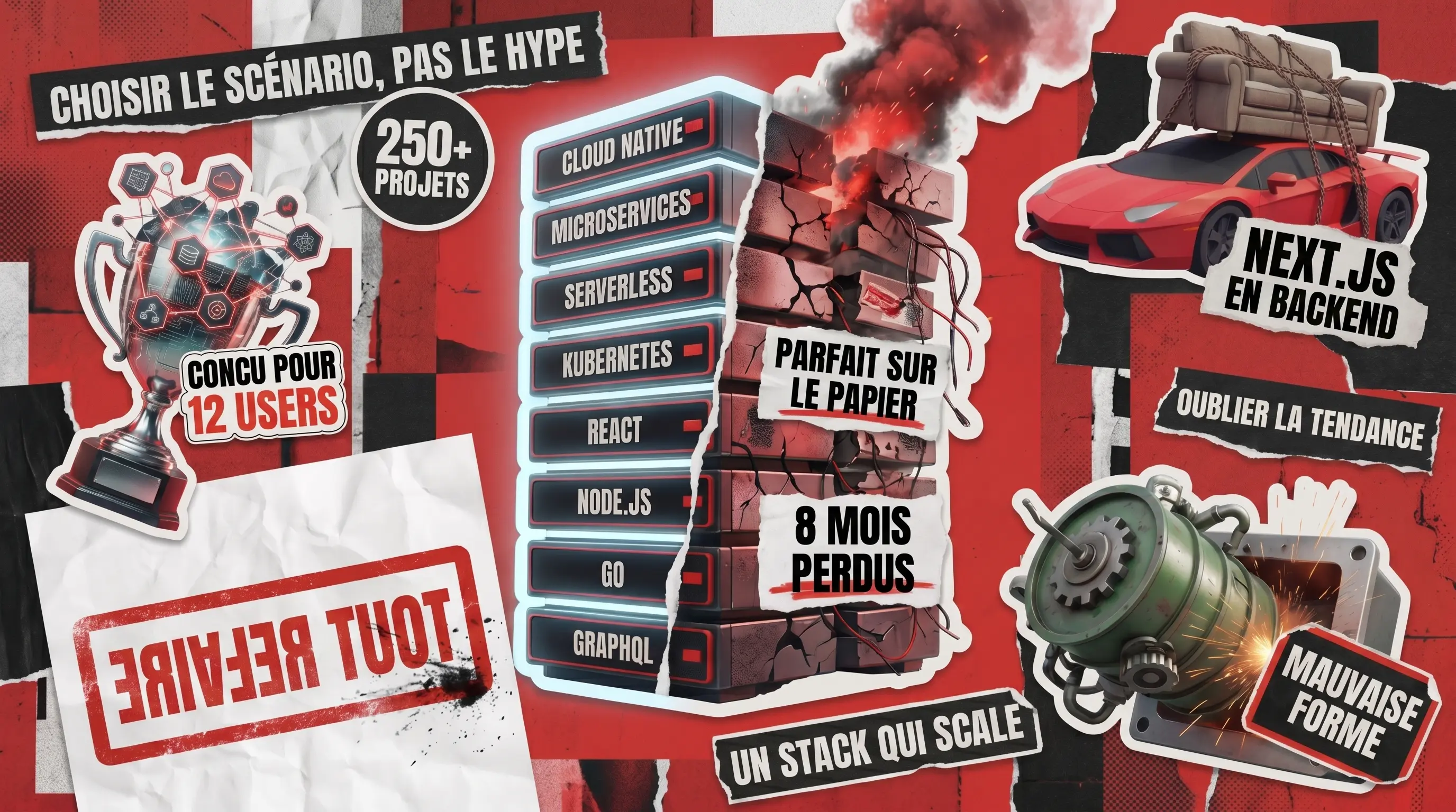 La meilleure pile technologique SaaS : ce que nous choisirions après plus de 250 projets