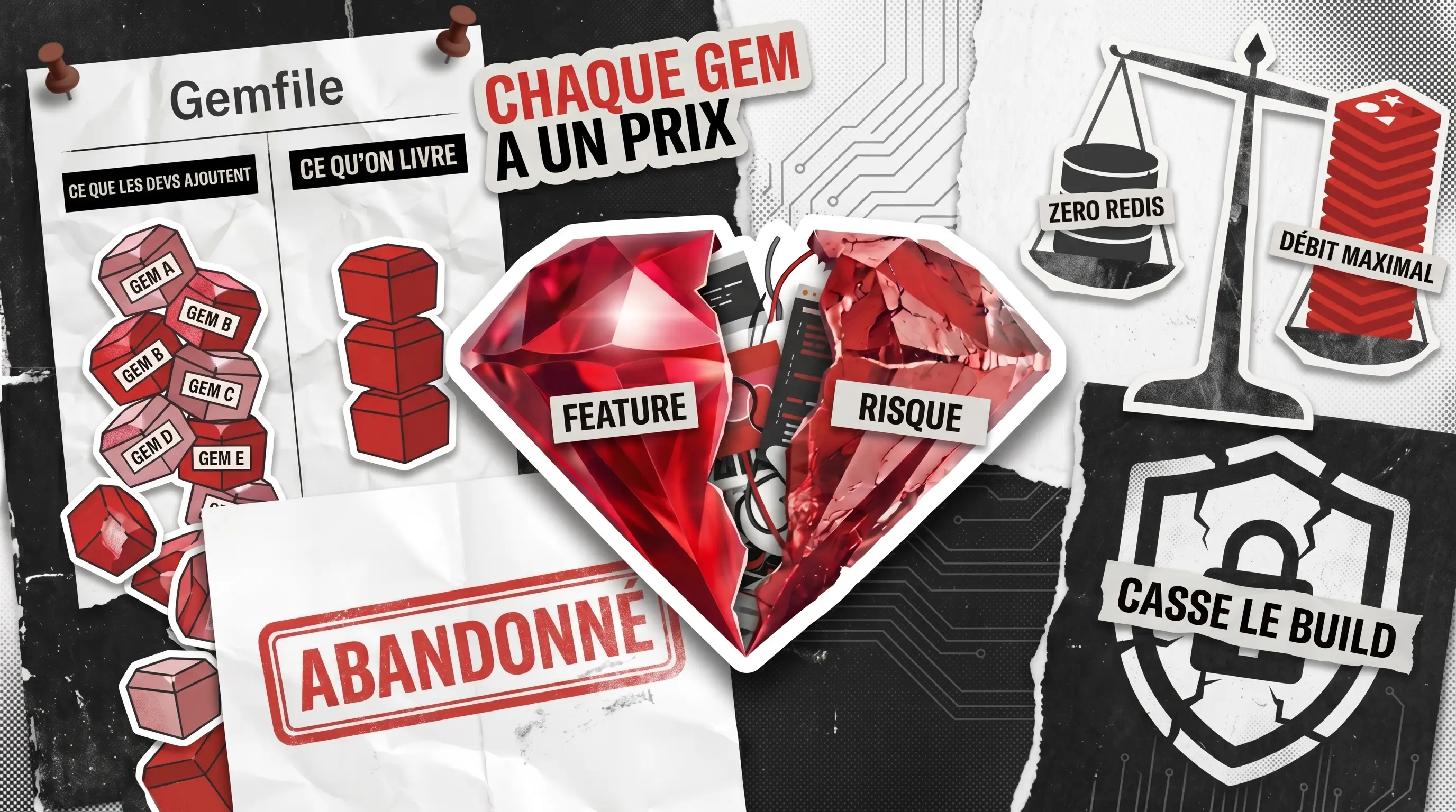 Les gems Rails que nous utilisons réellement : le Gemfile de production de Redwerk
