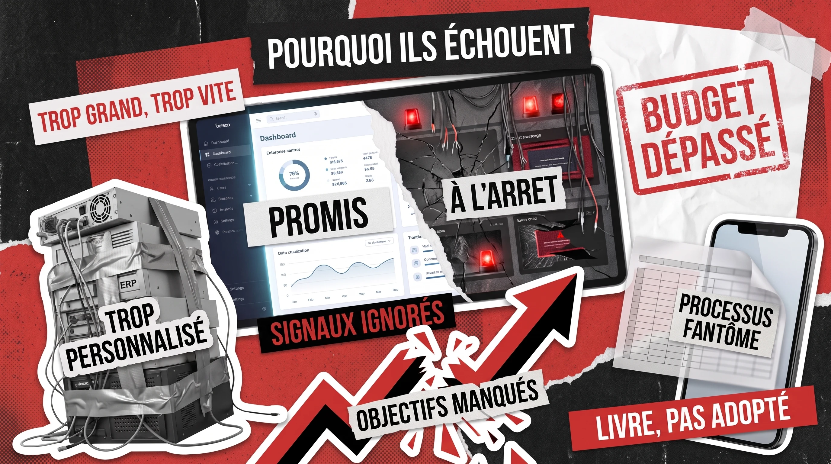 Échec de la Transformation Numérique : Taux, Causes, Signaux d’Alerte